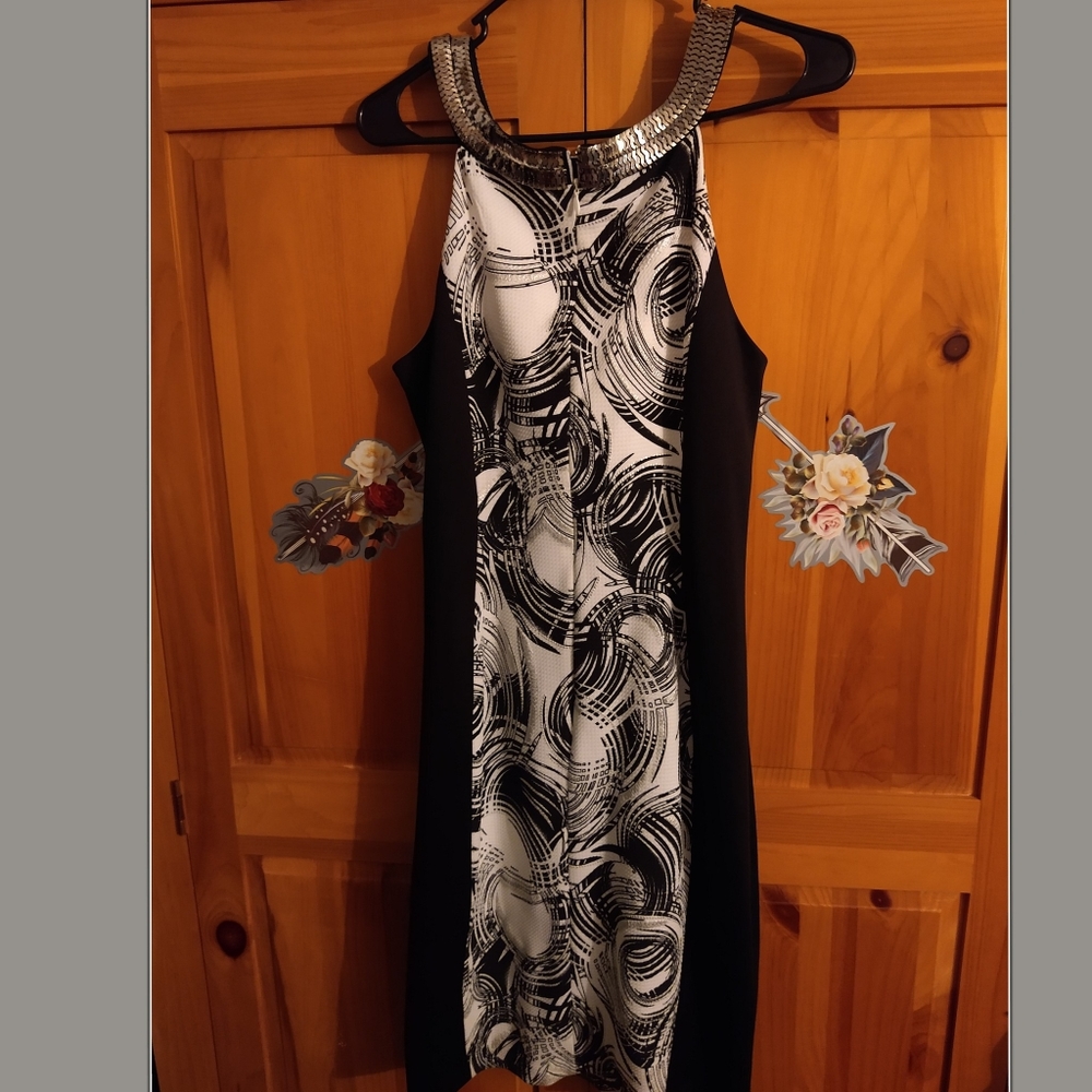 Black & White Designer Dress